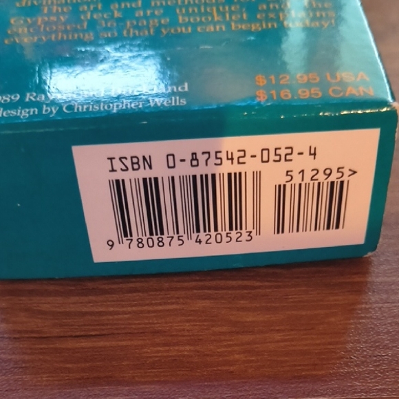 Vtg SEALED 1988 Raymond Buckland Gypsy Fortunetelling Deck Llewellyn Rare OOP - Picture 10 of 12